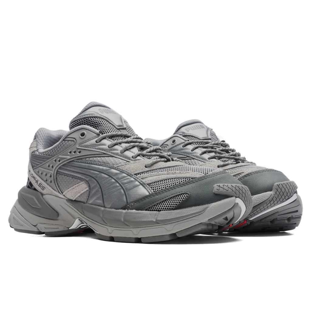 Puma x Feature Velophasis - Concrete Gray/Puma Aged Silver - Image 2