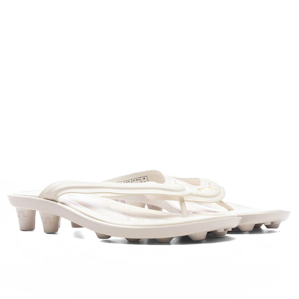 Puma x Fenty Women's Cat Cleat Leather - Alpine Snow/Gold - Image 2