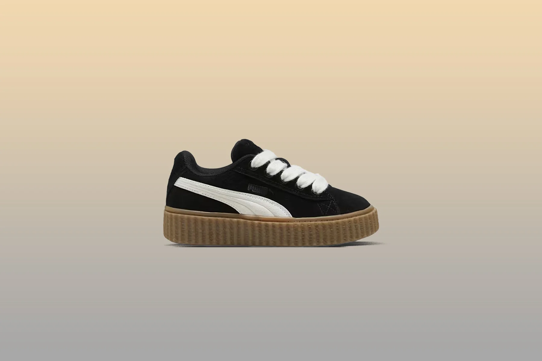 Puma x Fenty Creeper Phatty Little Kids' - Black/Warm White/Gum - Image 5