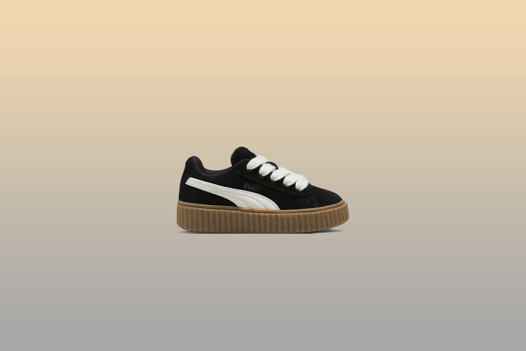 Puma x Fenty Creeper Phatty Toddlers' - Black/Warm White/Gum - Image 5