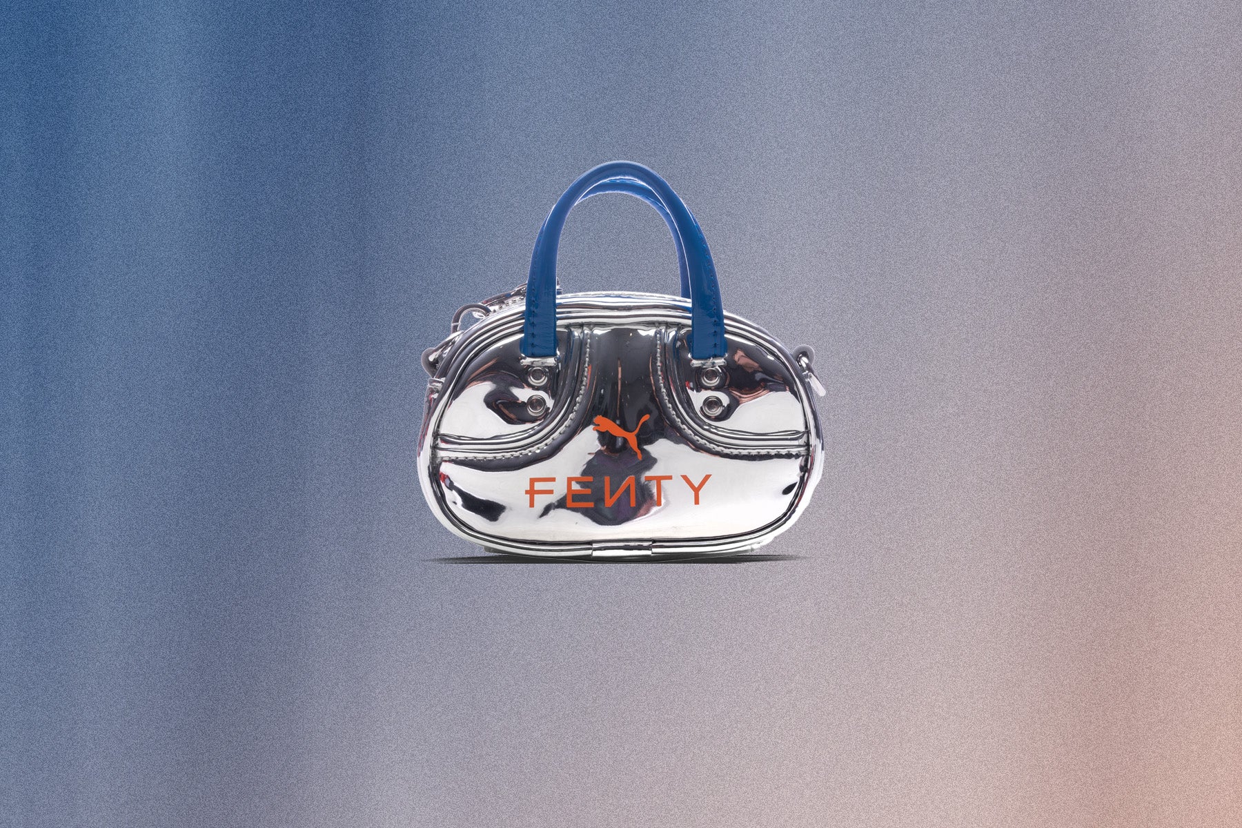 Puma x Fenty Pocket Grip Bag - PUMA Silver/Racing Blue/Rickie Orange - Image 3