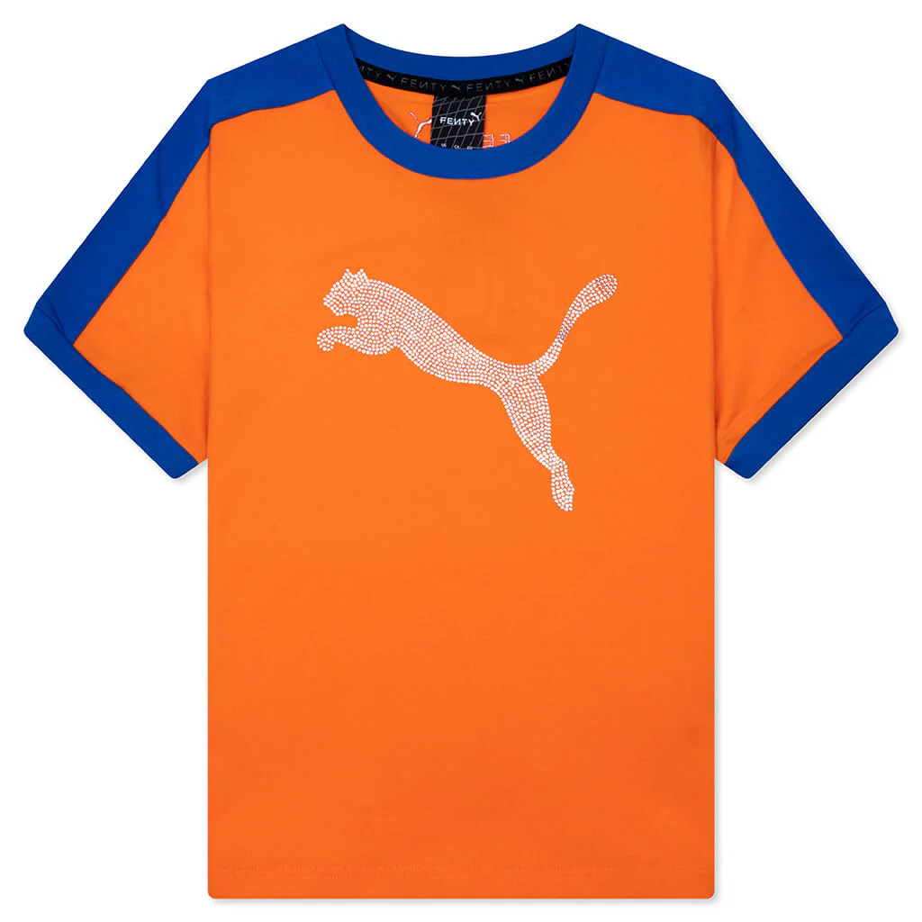 Puma x Fenty Women's T7 Slim Tee - Rickie Orange