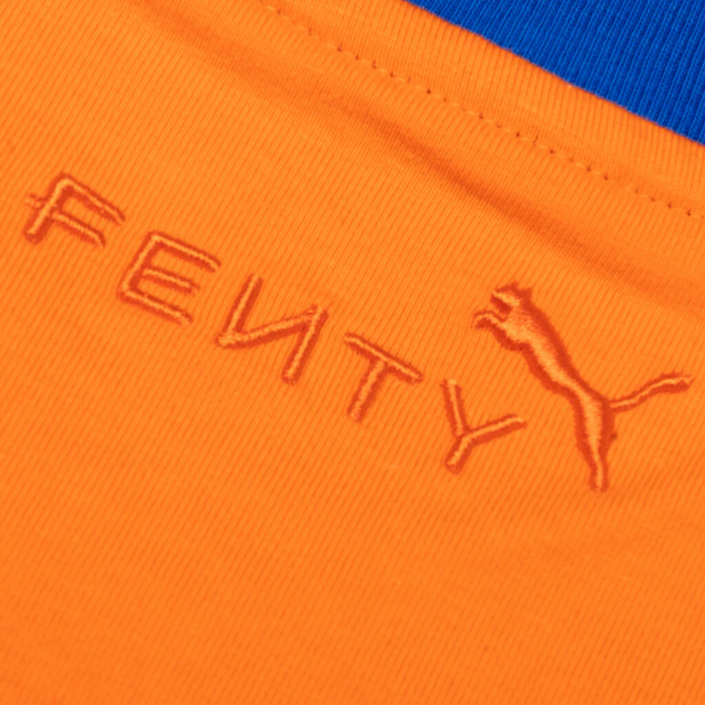 Puma x Fenty Women's T7 Slim Tee - Rickie Orange - Image 4