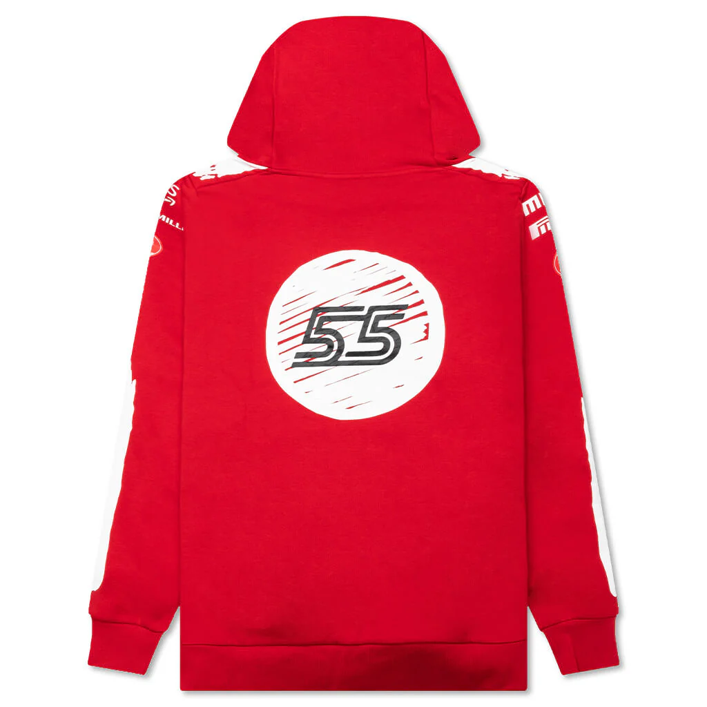 Puma x Joshua Vides for Scuderia Ferrari Replica Hoodie - Rosso Corsa/JV CS - Image 2