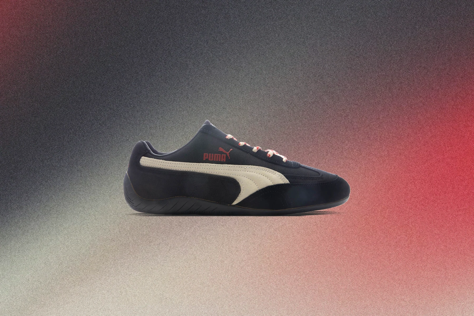 PUMA x Nahmias Speedcat - Black/Canvas/Candy Apple - Image 5