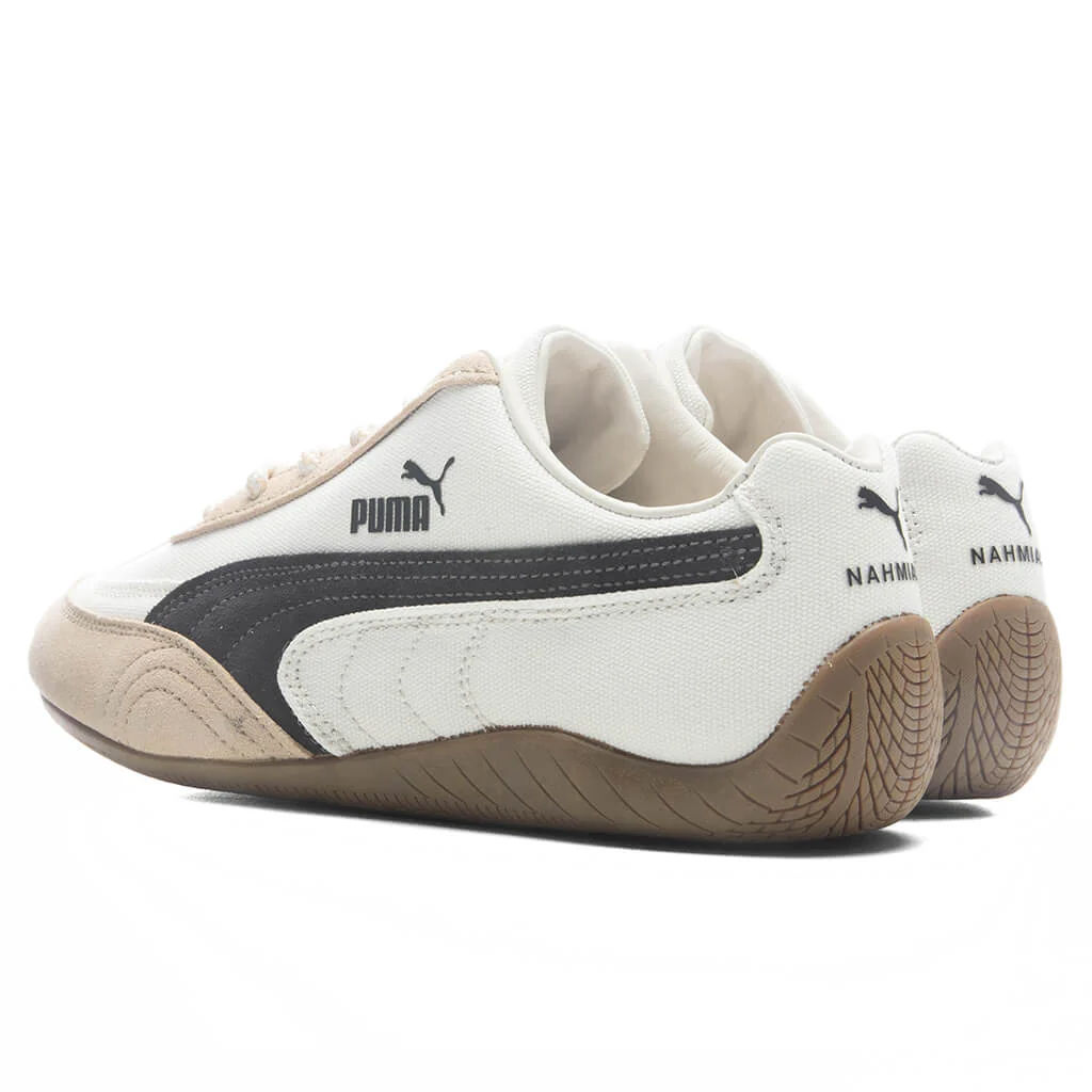 PUMA x Nahmias Speedcat - Warm White/Sand Dune/Flat Dark Gray - Image 3