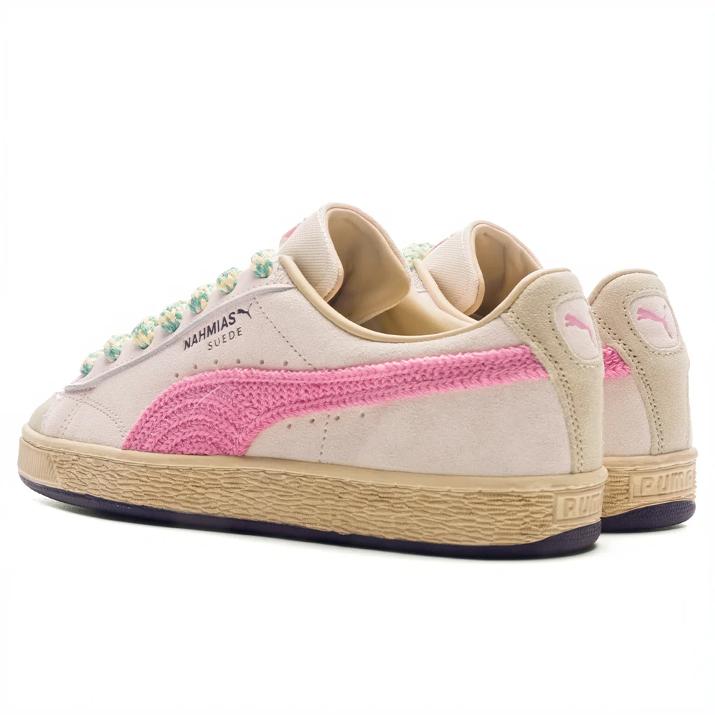 PUMA x Nahmias Suede Crochet - Jasmine Flower/Pink Pixel/Canvas - Image 3
