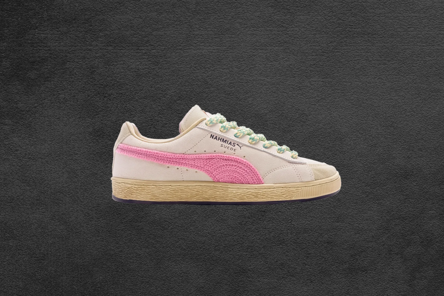 PUMA x Nahmias Suede Crochet - Jasmine Flower/Pink Pixel/Canvas - Image 5