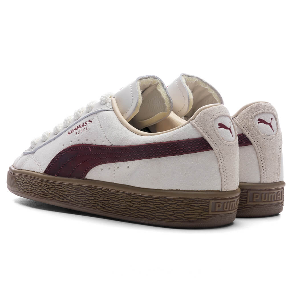 PUMA x Nahmias Suede Vintage - Warm White/Archive Gold/For All Time Red - Image 3