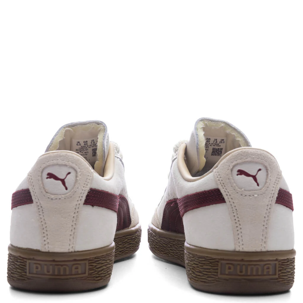 PUMA x Nahmias Suede Vintage - Warm White/Archive Gold/For All Time Red - Image 4