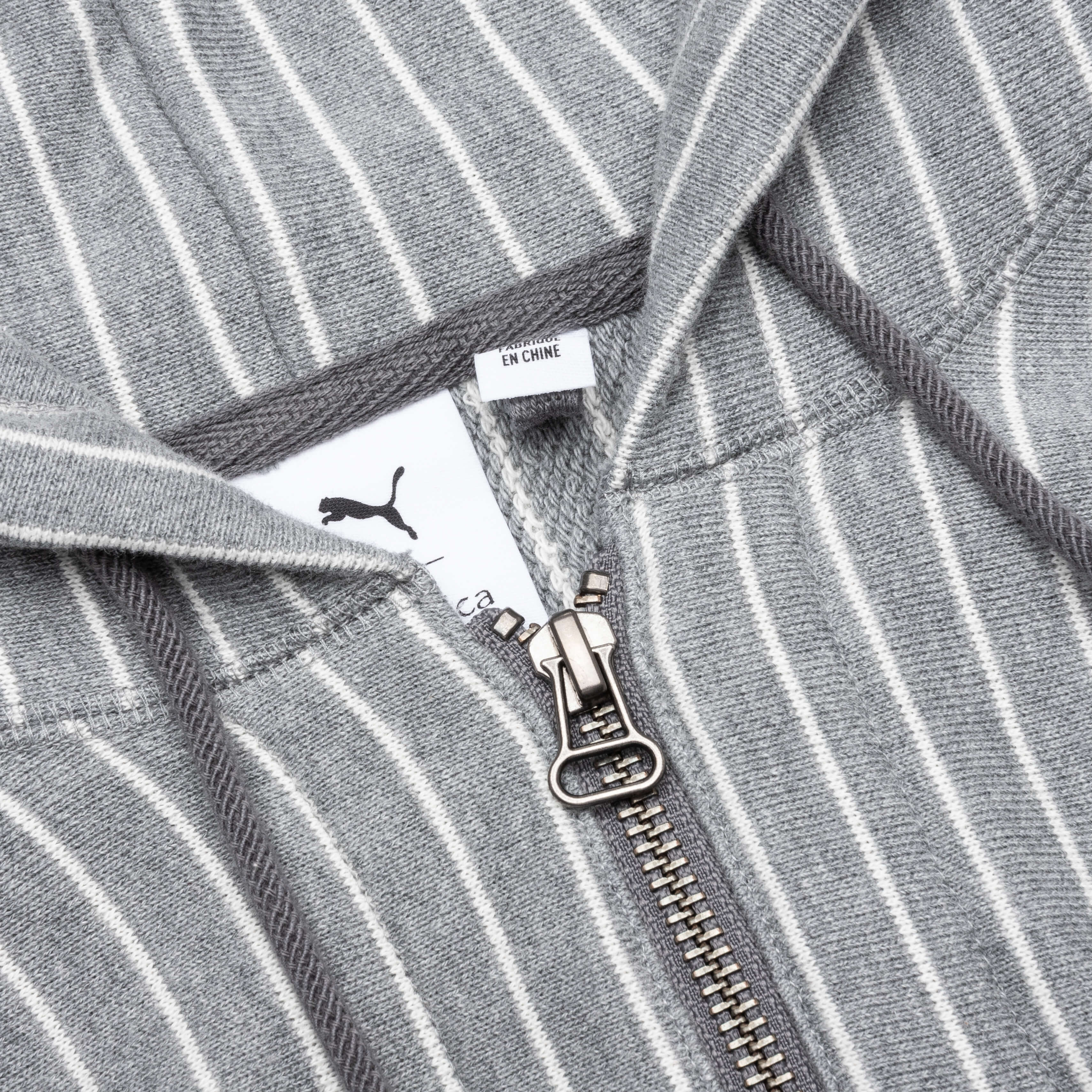 Puma x Nanamica Striped Hoodie - Grey - Image 3