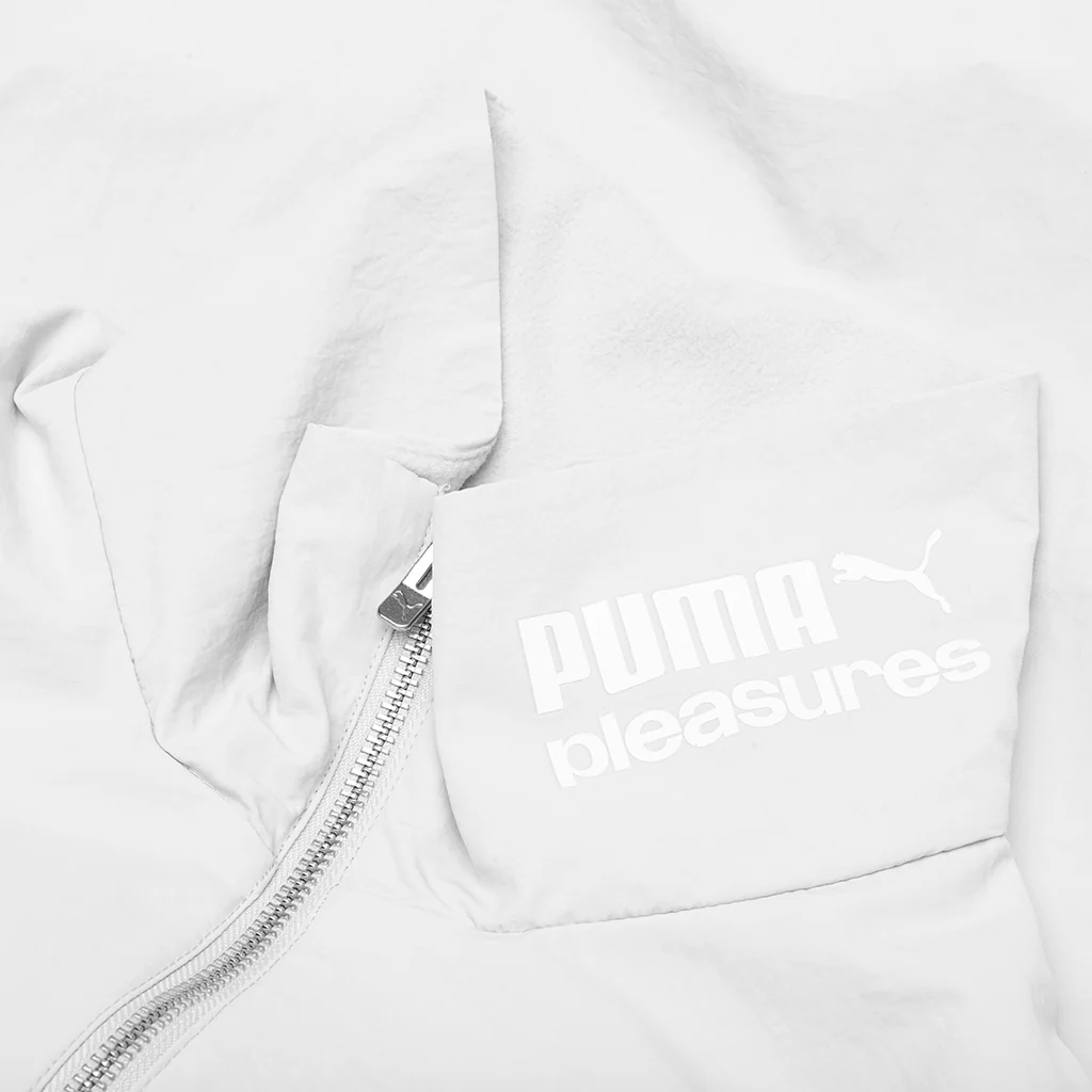 Puma x Pleasures Cellerator Track Jacket - Glacial Grey - Image 3