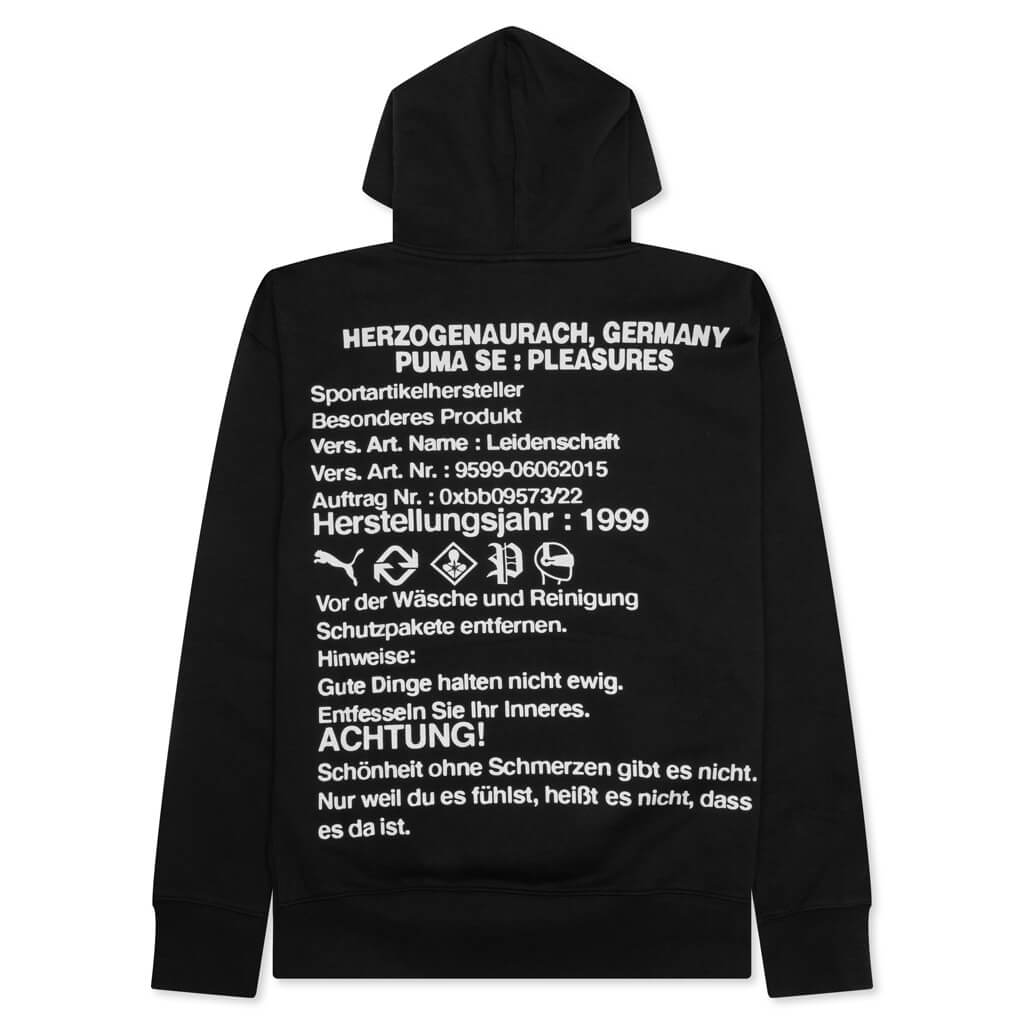 Puma x Pleasures Graphic Hoodie - Black - Image 2