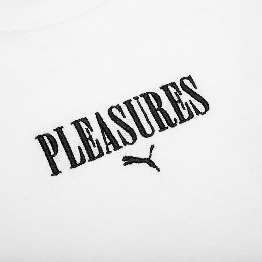 Puma x Pleasures Graphic Tee - White - Image 4