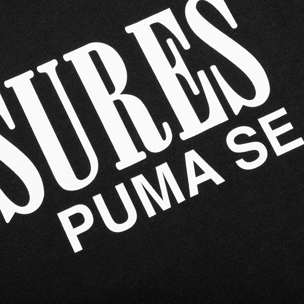 Puma x Pleasures Typo Tee - Black - Image 4