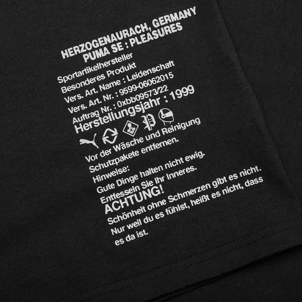 Puma x Pleasures Typo Tee - Black - Image 5