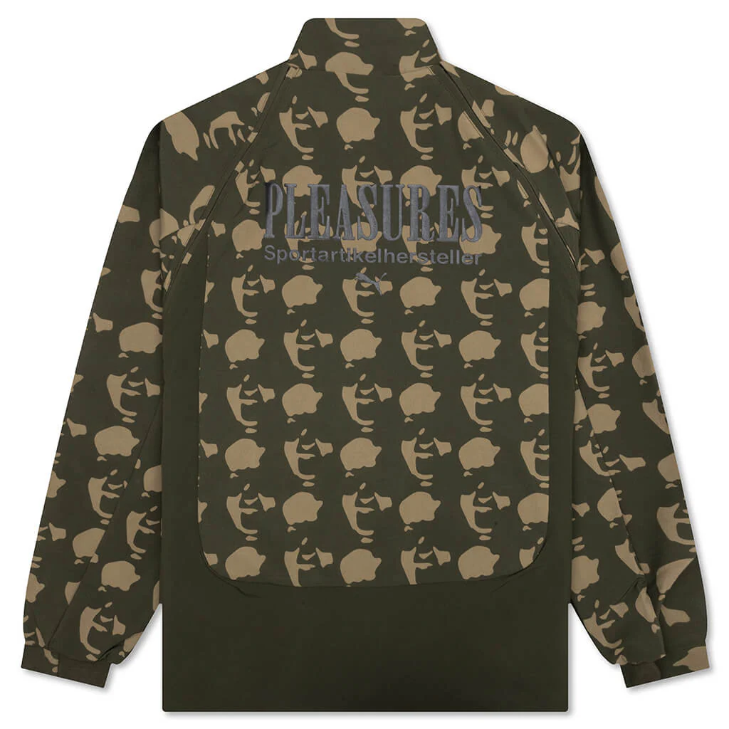 Puma x Pleasures Zip-Off Jacket - Chocolate Chip - Image 2