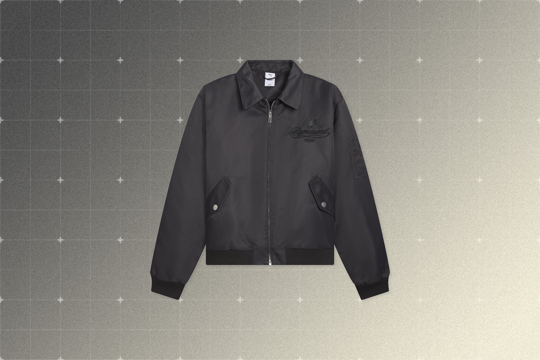 Puma x Represent Bomber - Flat Dark Gray - Image 7