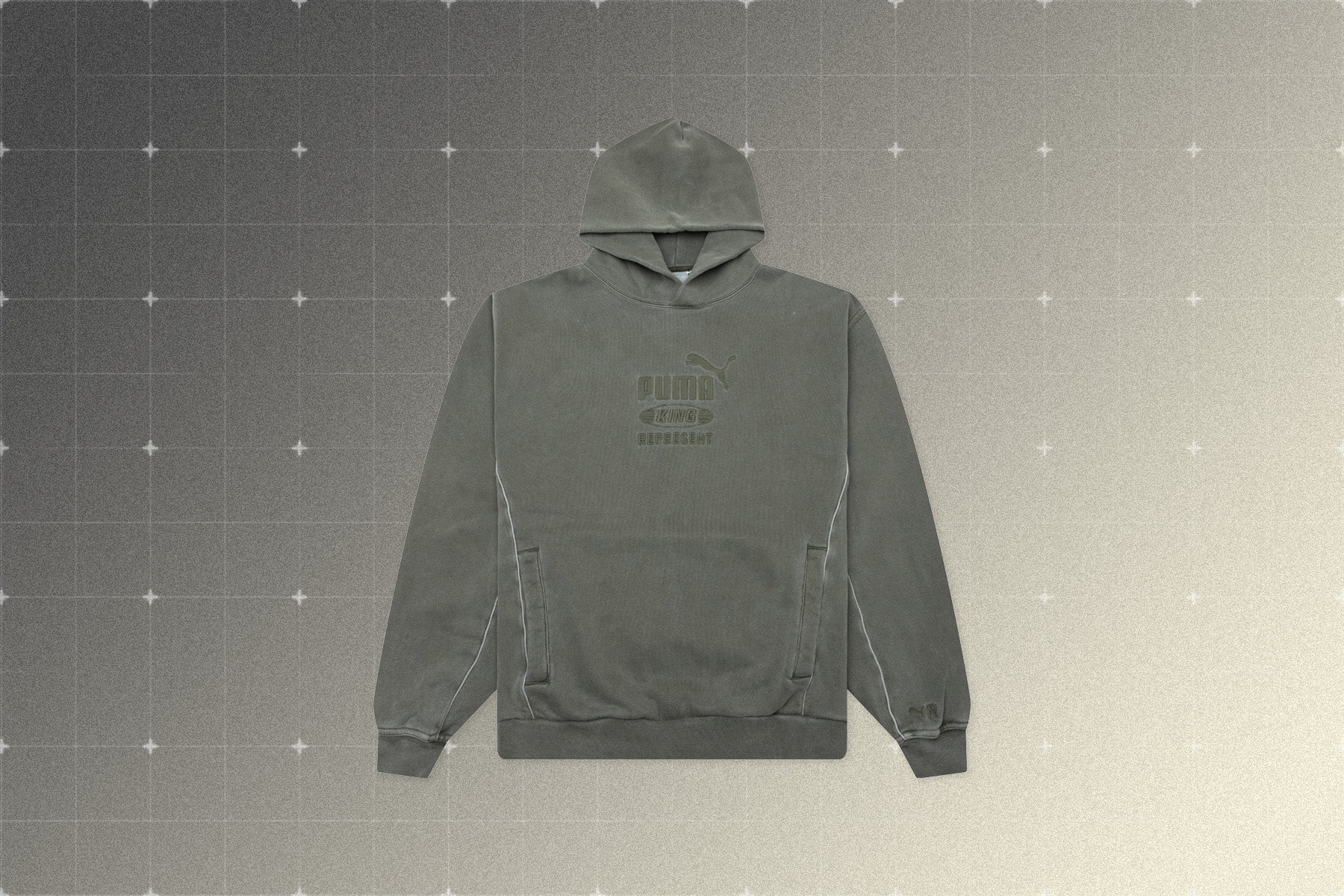 Puma x Represent Graphic Hoodie - Night Pine - Image 6