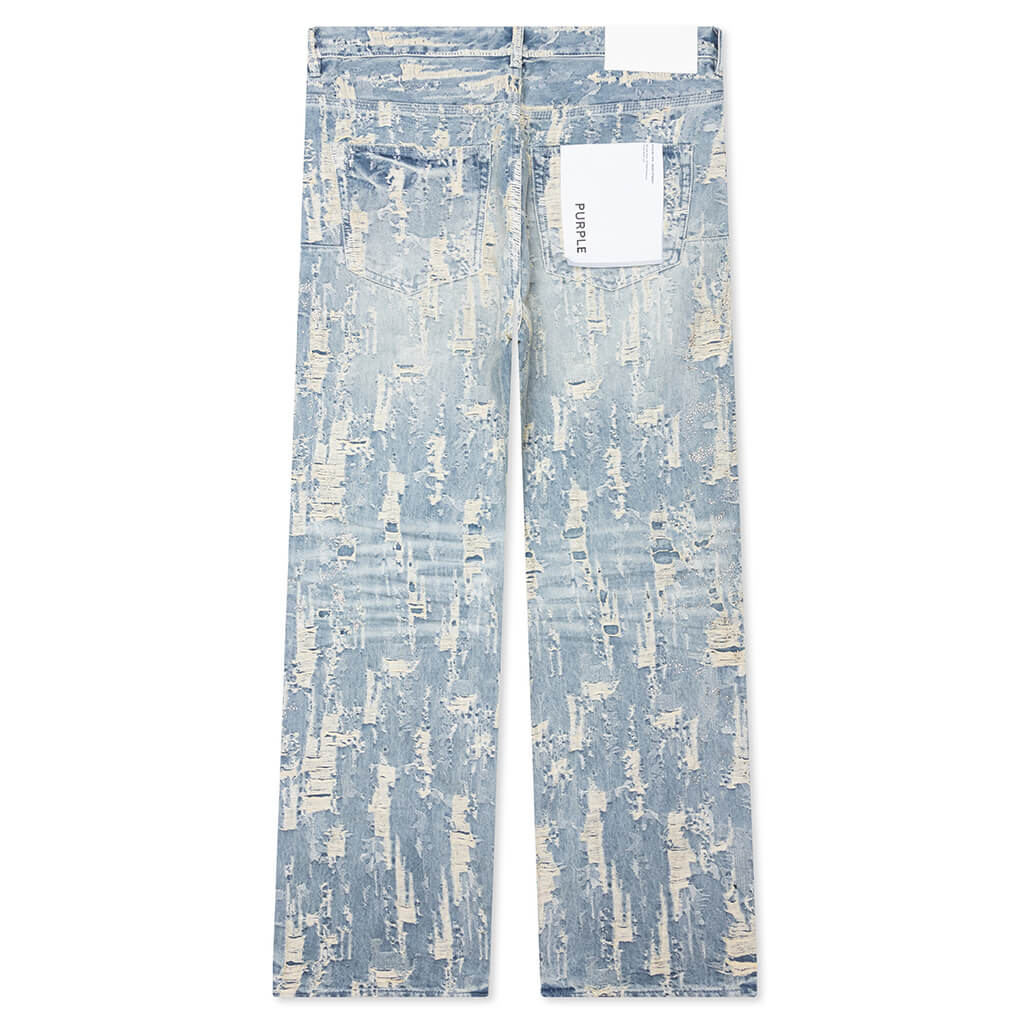 Bead Splatter Destroy - Light Indigo - Image 2