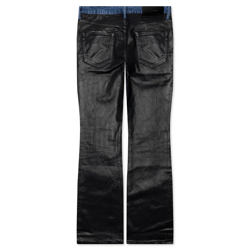 Coated Indigo Flare - Black - Image 2