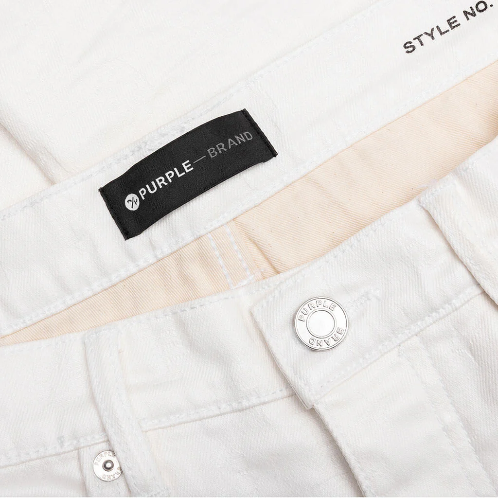 P001 - White Film Monogram Jacquard - Image 3