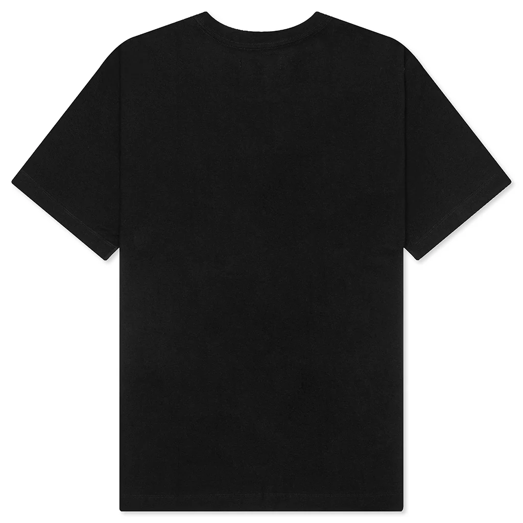 Textured Jersey S/S Tee - Black - Image 2