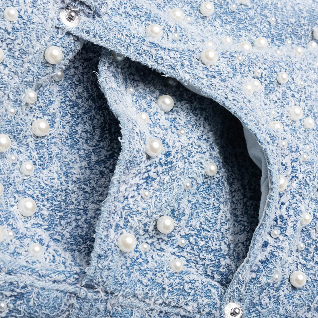 Textured Pearl - Light Indigo - Image 4