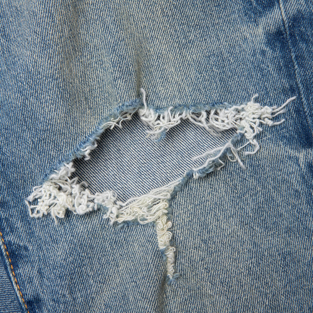 Vintage Aged Indigo Blowout - Mid Indigo - Image 4