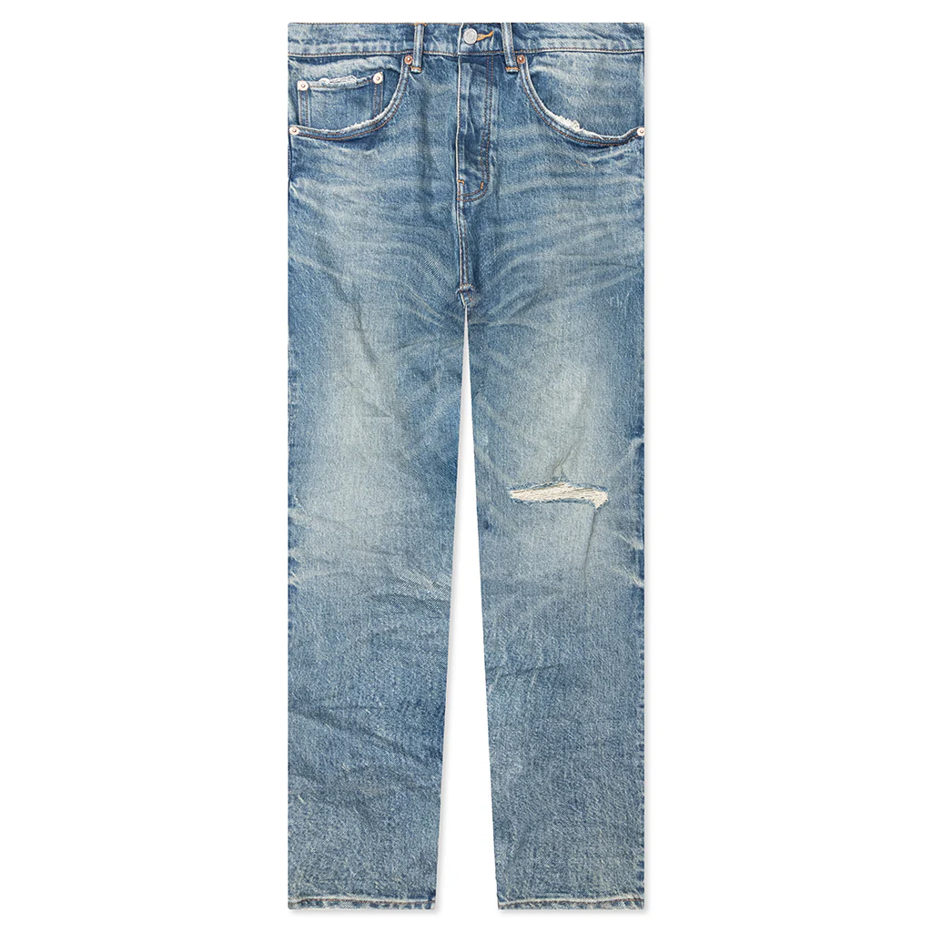 Vintage Knee Blowout - Mid Indigo 2