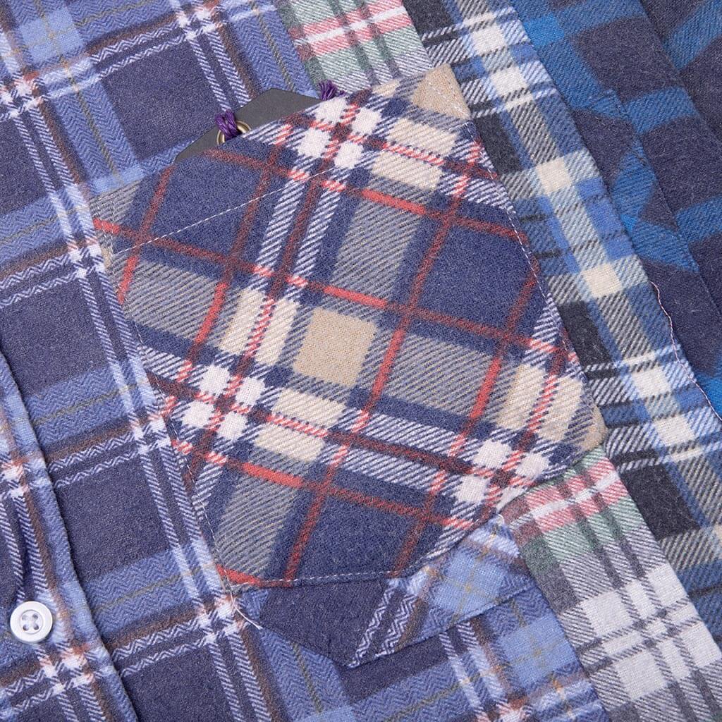 Flannel Shirt 7 Cuts Reflection Shirt - Assorted - Image 3