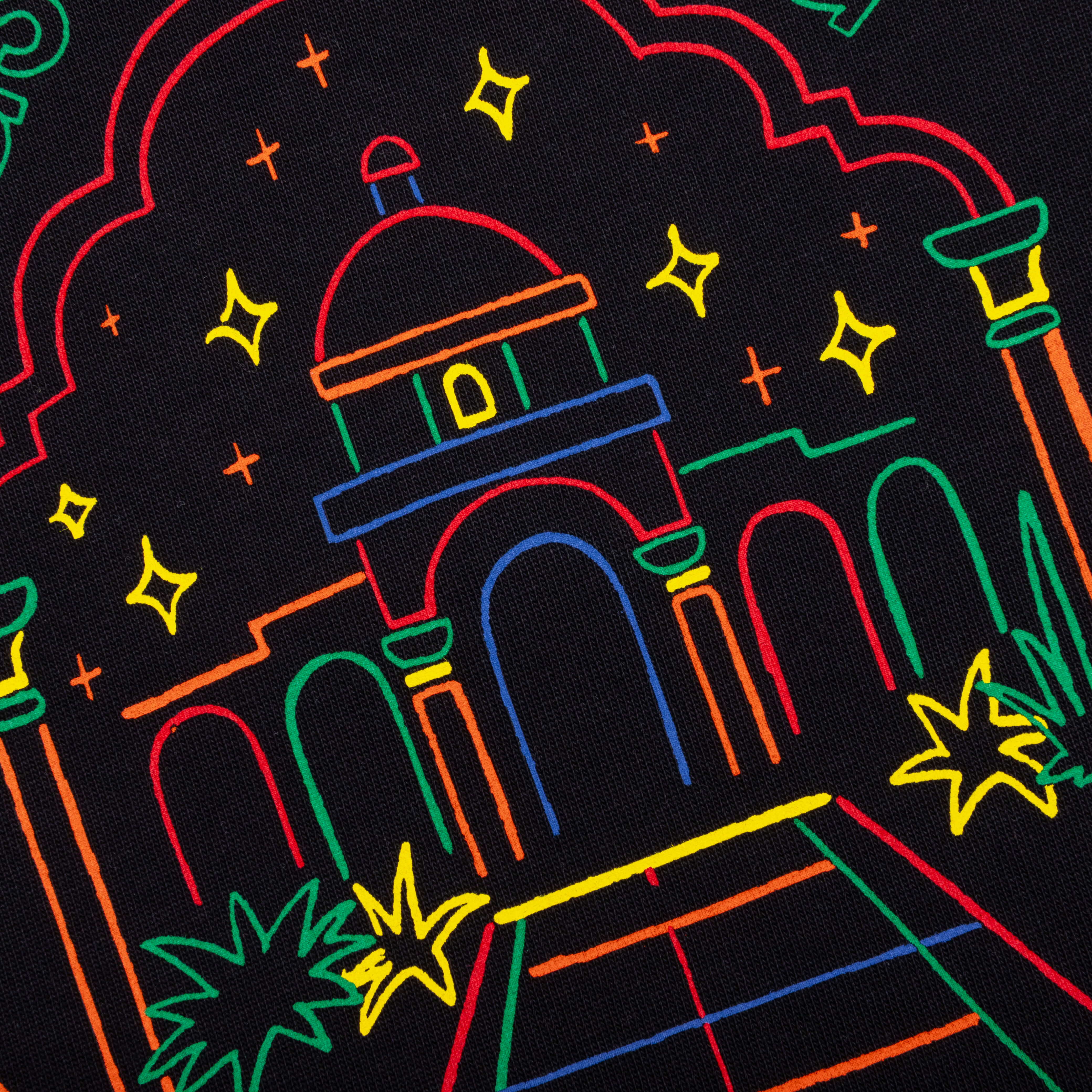 Rainbow Crayon Temple Jersey - Black - Image 4