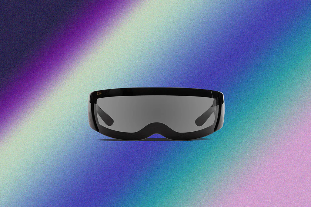 Ray-Ban x A$AP Rocky Ultra Wrap 002 - Black/Dark Grey - Image 4