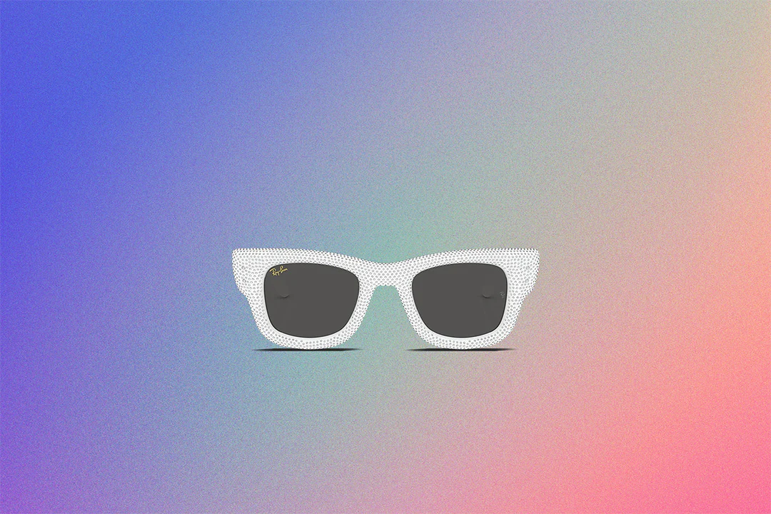 Ray-Ban x A$AP Rocky Wayfarer Puffer Crystal Pavé Edition - White/Strass Pave - Image 4
