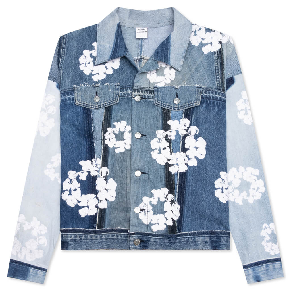 Readymade x Denim Tears CTN Wreath Track Jacket - Blue - Image 5