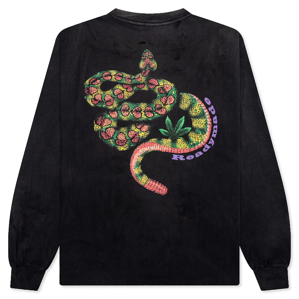 L/S Pocket T-Shirt Snake - Black - Image 2