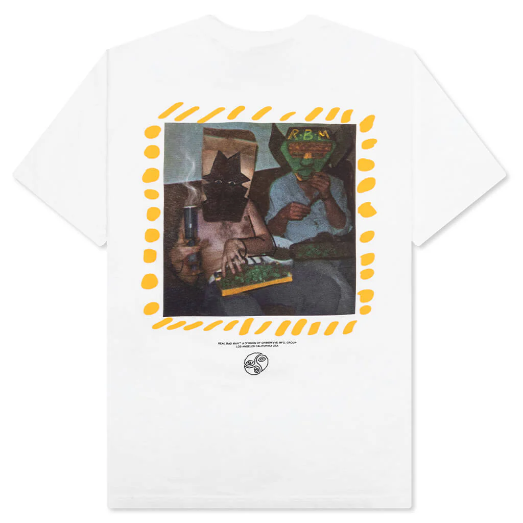 Masked Men S/S Tee - White - Image 2