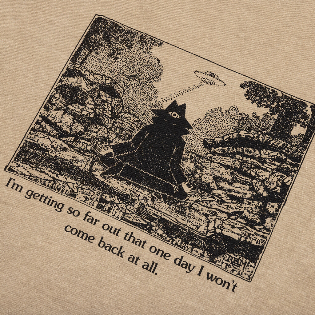 Warning S/S Tee - Beige - Image 3
