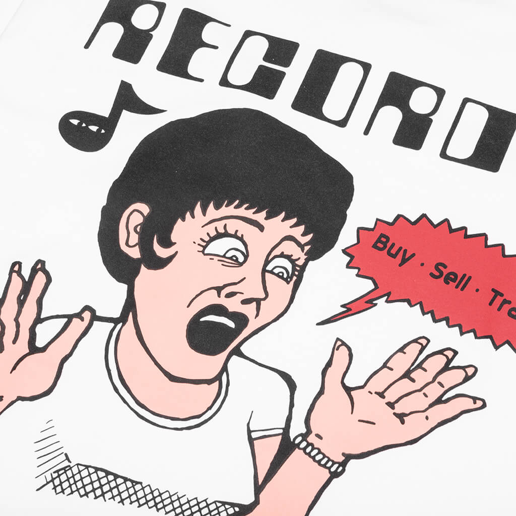 Records And Tapes L/S Tee - White - Image 5