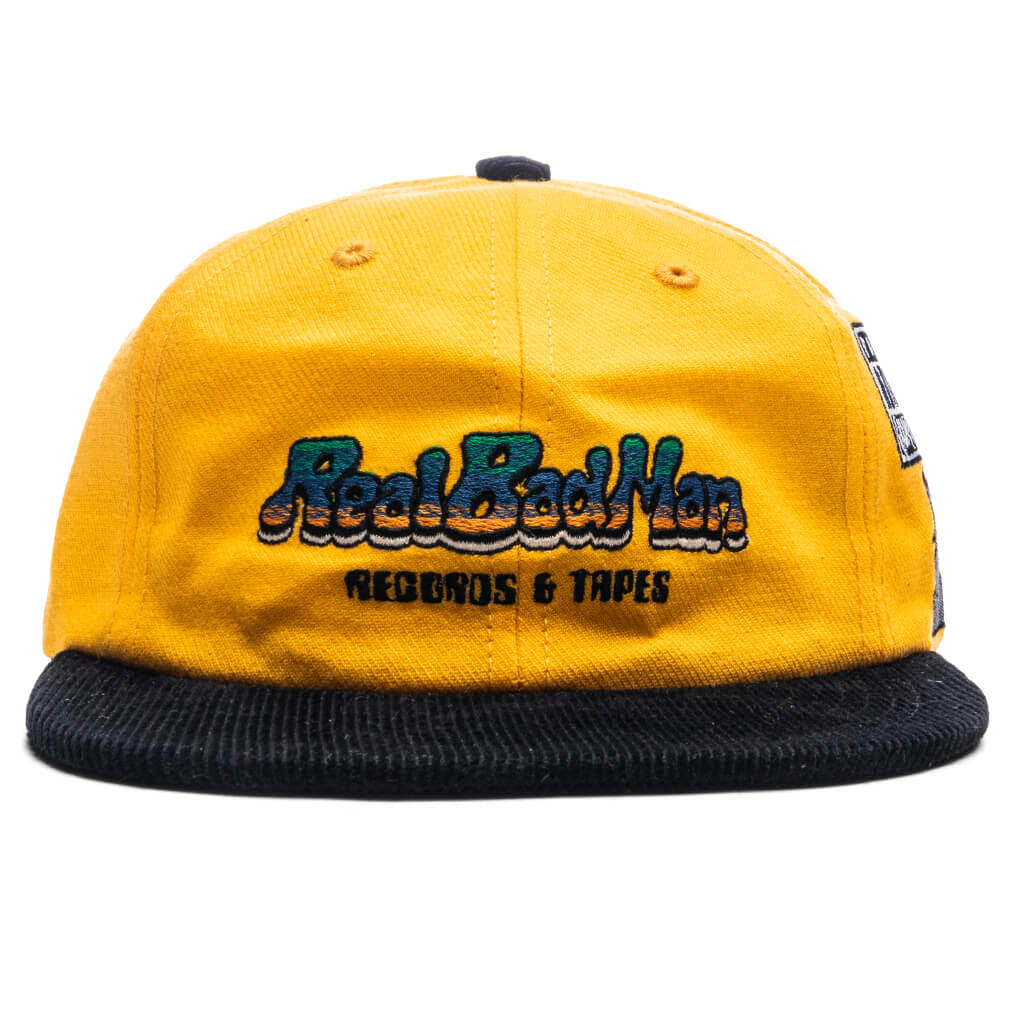 Records & Tapes 6 Panel Cap - Yellow