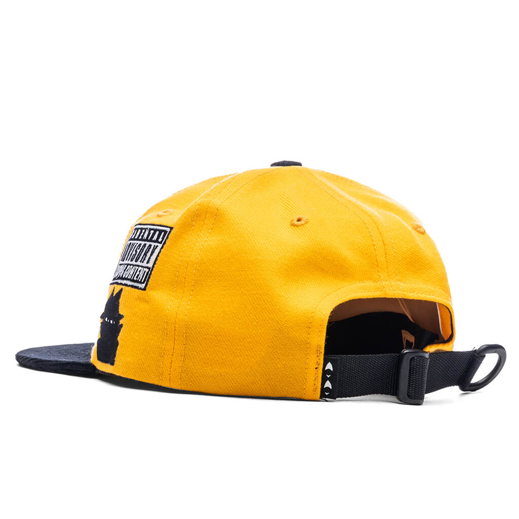 Records & Tapes 6 Panel Cap - Yellow - Image 4