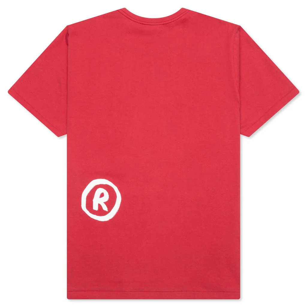 Hand Draw By Bathing Ape Tee - Red - Image 2