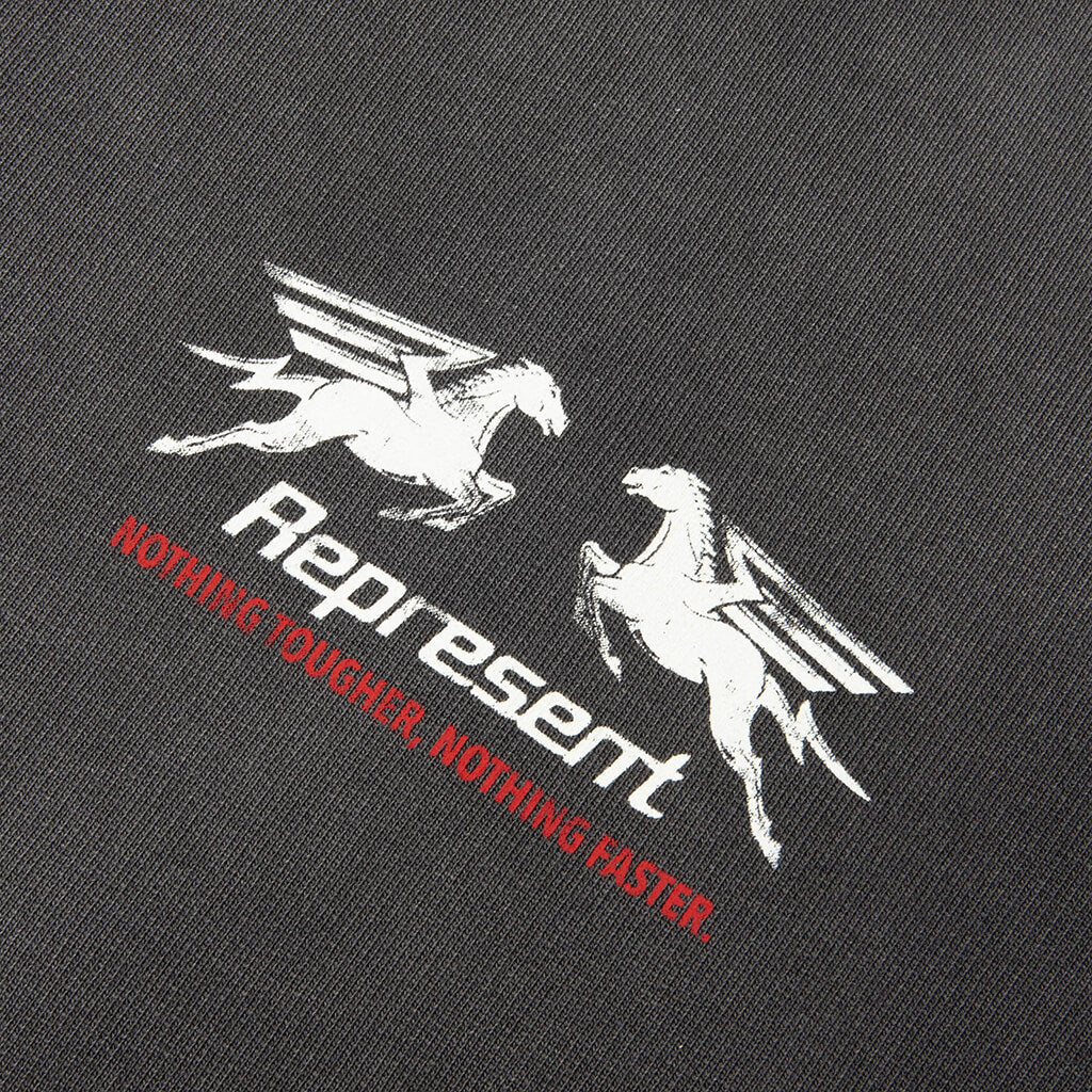 24 Hour Service Hoodie - Stained Black - Image 4