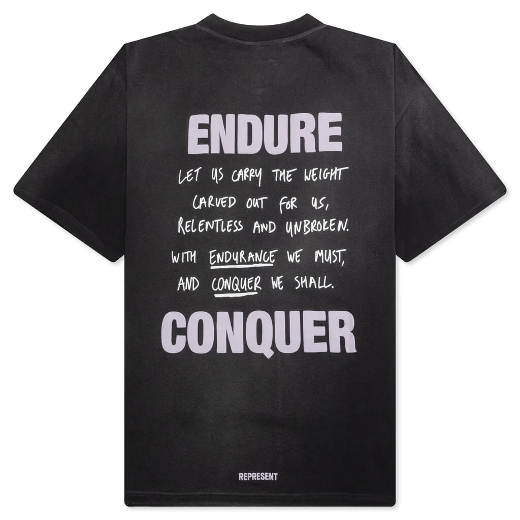 Atlas T-Shirt - Stained Black - Image 2