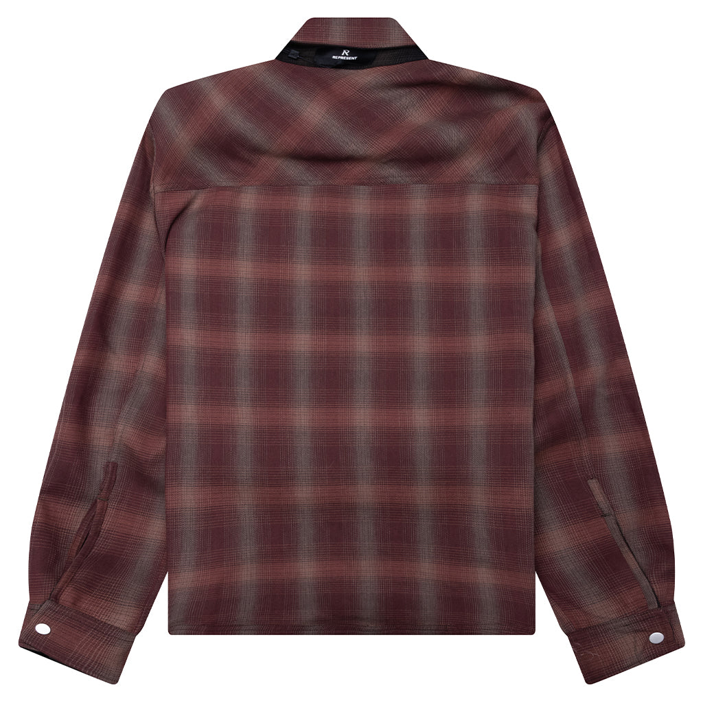 Bonded Reversible Check Shirt - Nero - Image 4