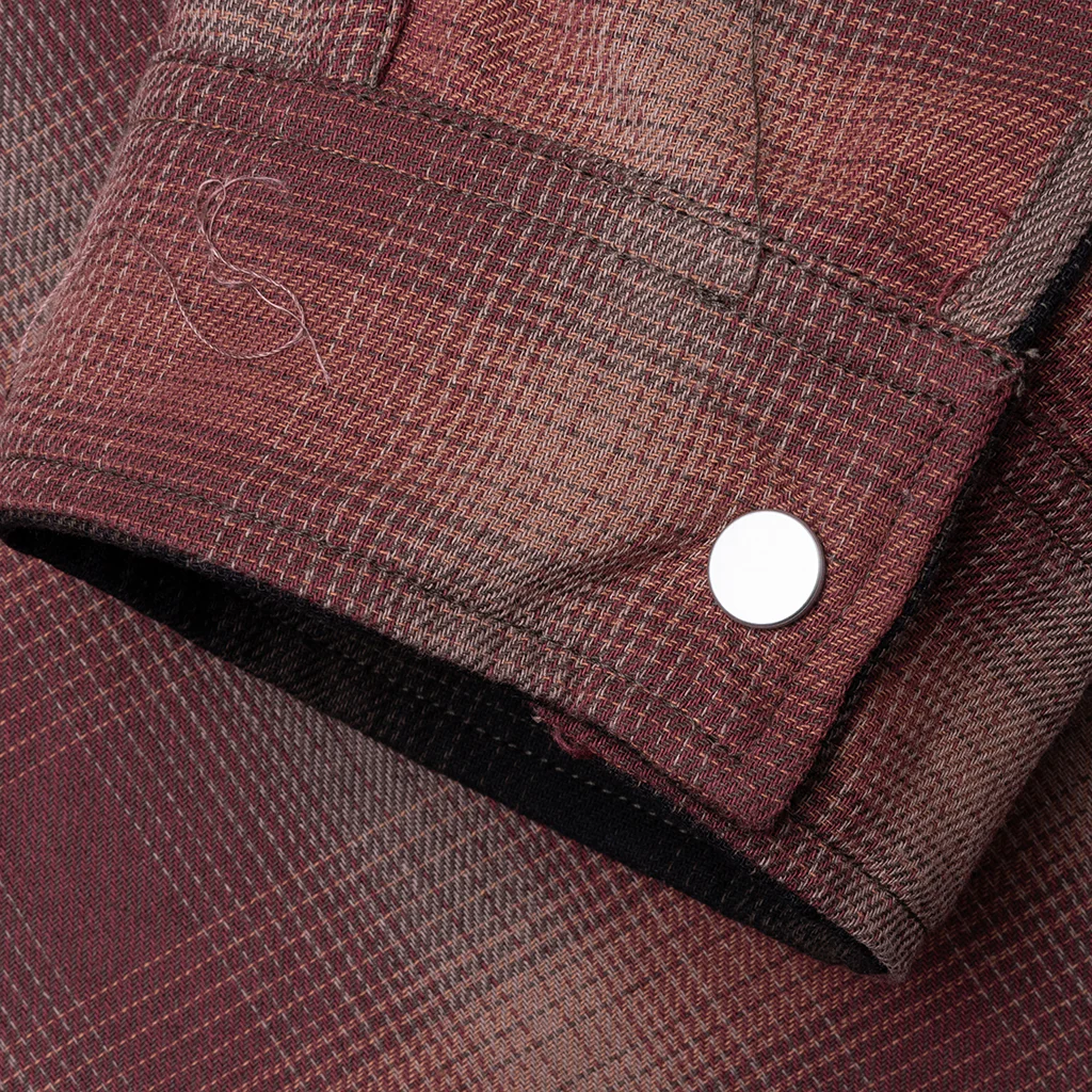 Bonded Reversible Check Shirt - Nero - Image 6