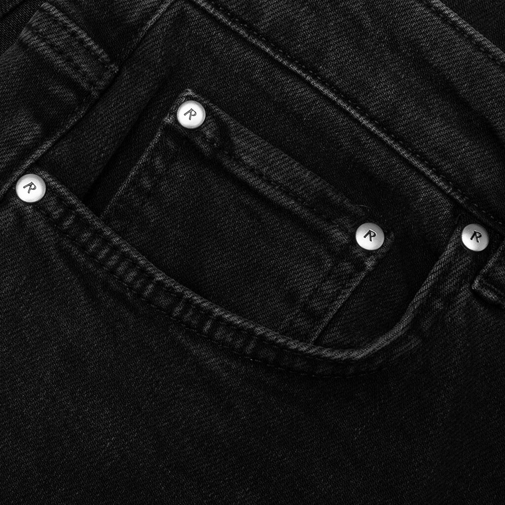 Boot Cut Denim - Aged Black - Image 3