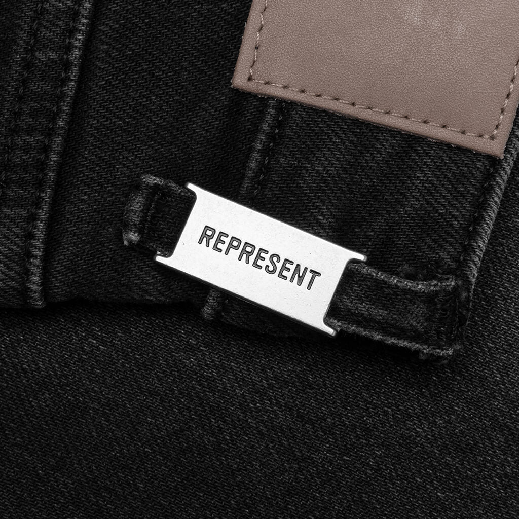 Boot Cut Denim - Aged Black - Image 4