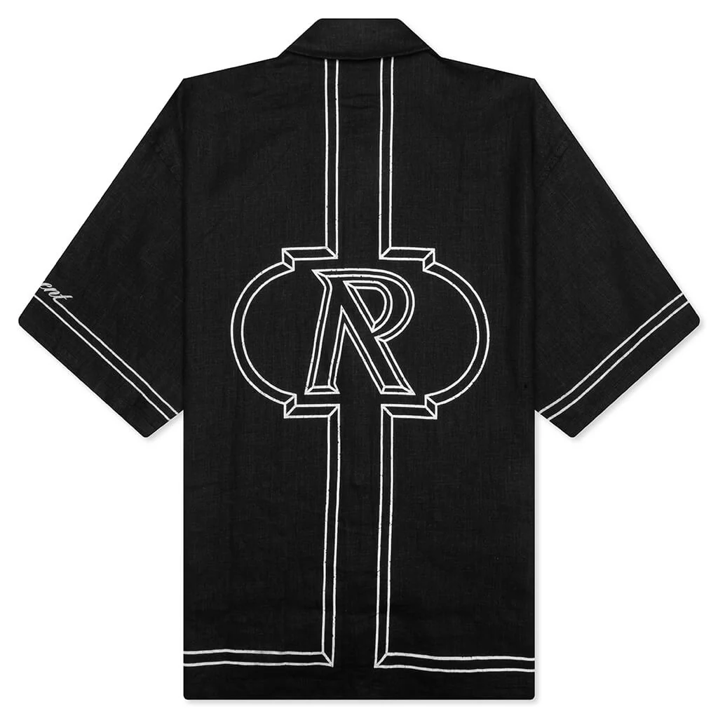 Border Shirt - Jet Black - Image 2
