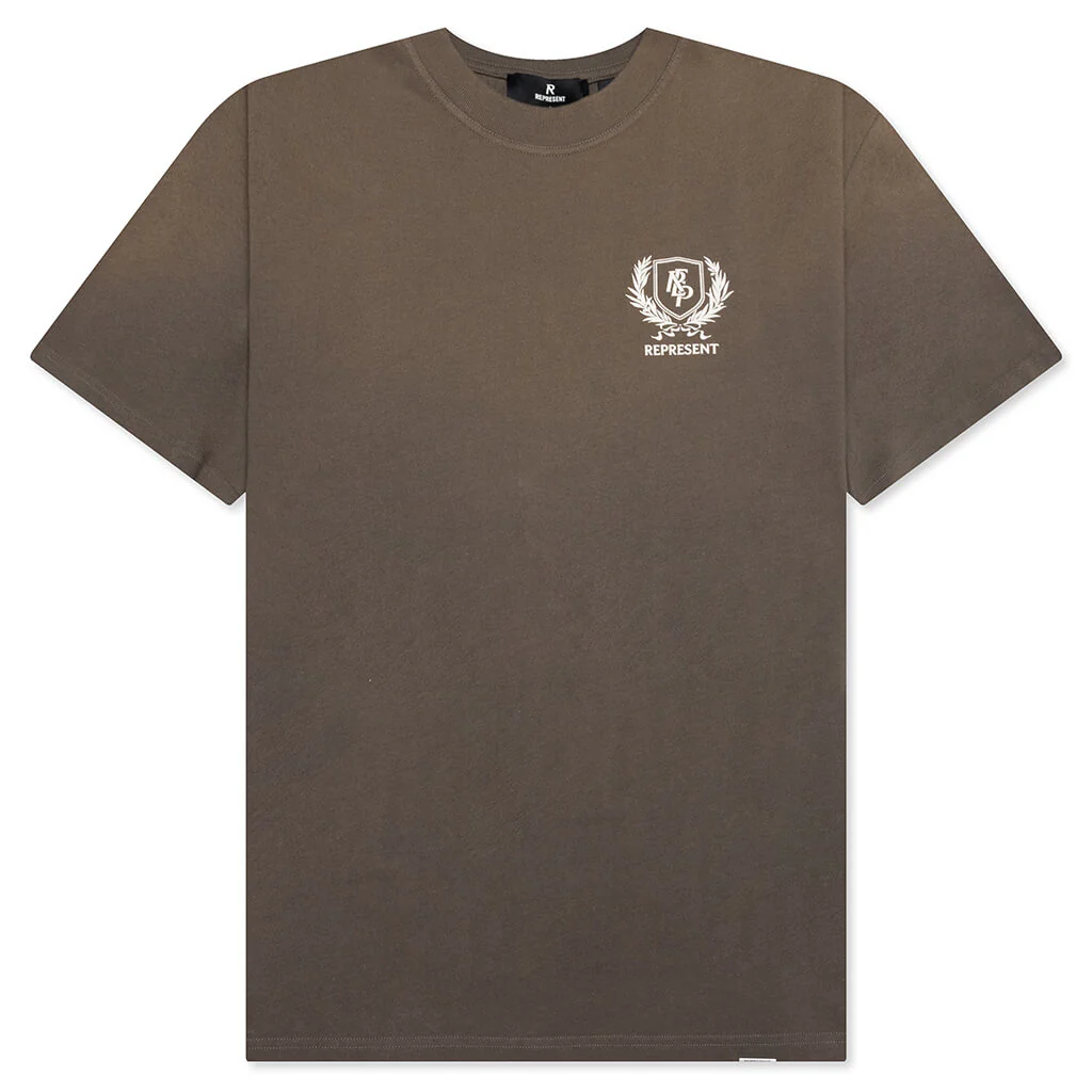 Crest T-Shirt - Dark Taupe
